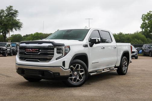 Summit White 2022 GMC Sierra 1500 SLT