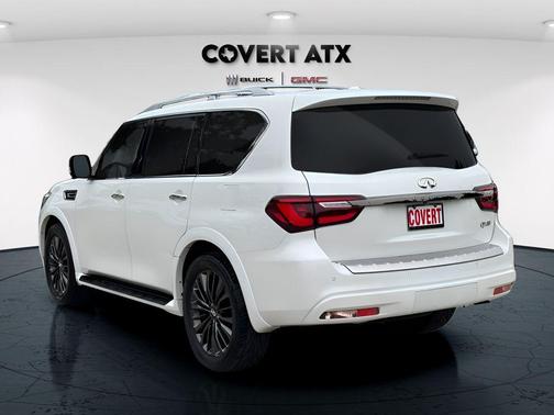 Moonstone White 2021 INFINITI QX80 PREMIUM SELECT
