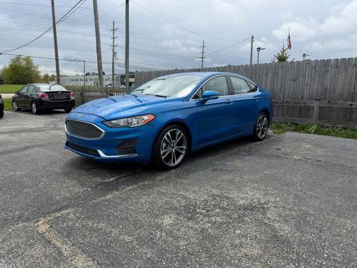 Blue 2020 Ford Fusion Titanium