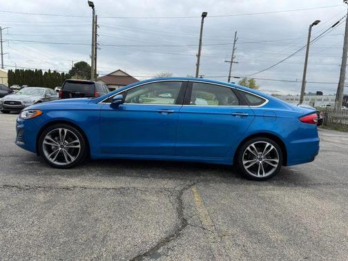Blue 2020 Ford Fusion Titanium