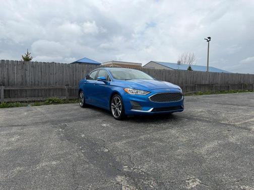 Blue 2020 Ford Fusion Titanium