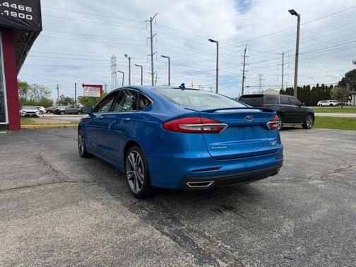 Blue 2020 Ford Fusion Titanium