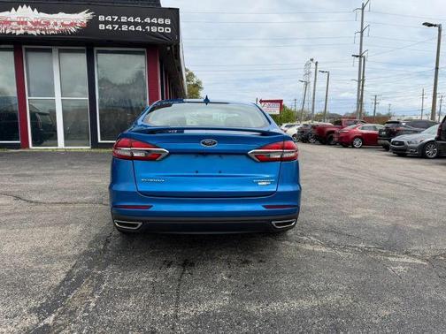 Blue 2020 Ford Fusion Titanium
