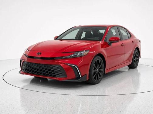 Red 2025 Toyota Camry SE