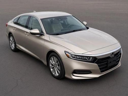 Beige 2019 Honda Accord LX