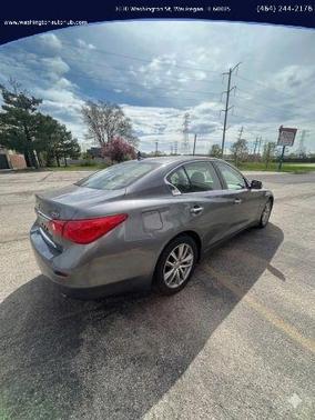 Gun Metallic 2016 INFINITI Q50 3.0T Premium