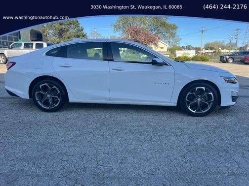 White 2021 Chevrolet Malibu LT