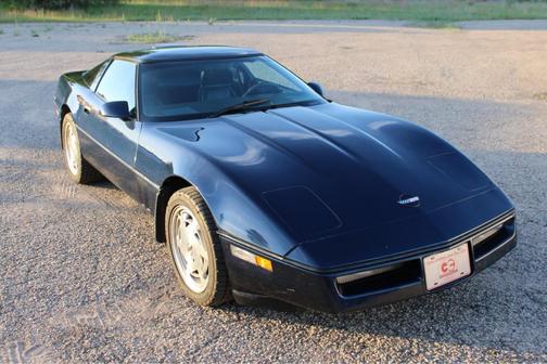 BLUE 1989 Chevrolet Corvette Base