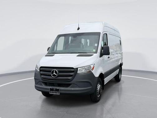 White 2024 Mercedes-Benz Sprinter 3500 144 WB Standard Roof Cargo