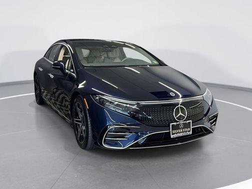 Nautical Blue Metallic 2023 Mercedes-Benz EQS 580 Base 4MATIC