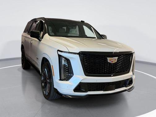 Crystal White Tri-Coat 2025 Cadillac Escalade V-Series