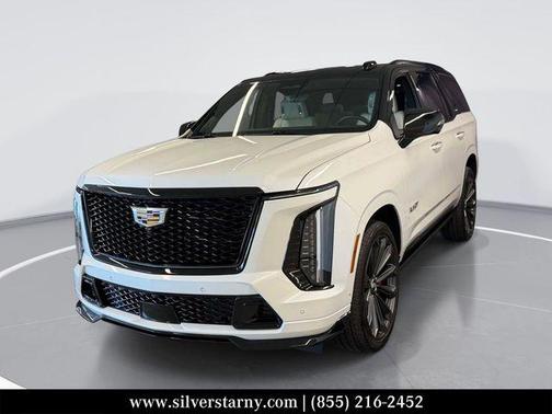 Crystal White Tri-Coat 2025 Cadillac Escalade V-Series