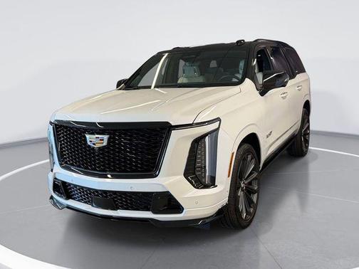 Crystal White Tri-Coat 2025 Cadillac Escalade V-Series