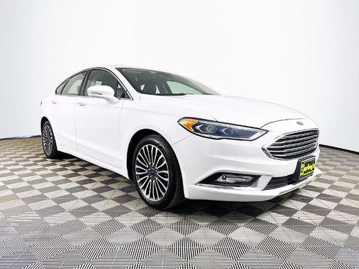 OXFORD WHITE 2017 Ford Fusion TITANIUM