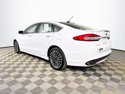 OXFORD WHITE 2017 Ford Fusion TITANIUM