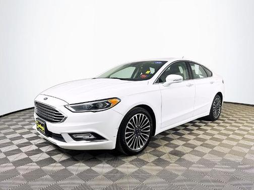 OXFORD WHITE 2017 Ford Fusion TITANIUM