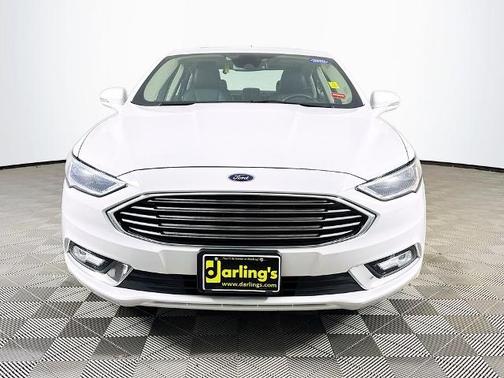OXFORD WHITE 2017 Ford Fusion TITANIUM