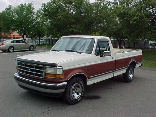 White 1994 Ford F-150 XLT