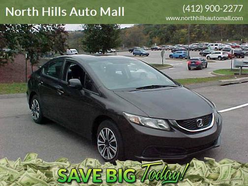 Brown 2013 Honda Civic LX