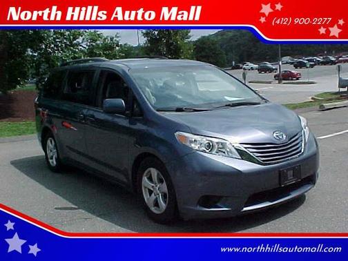 Blue 2015 Toyota Sienna LE