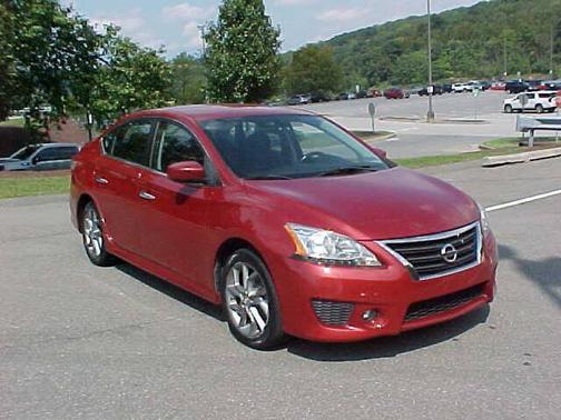 Red 2013 Nissan Sentra SR