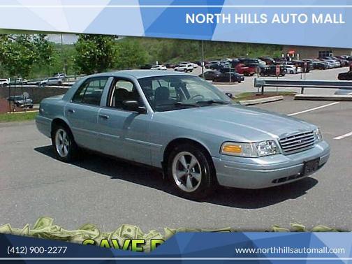 Blue 2007 Ford Crown Victoria LX