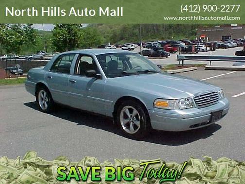 Blue 2007 Ford Crown Victoria LX