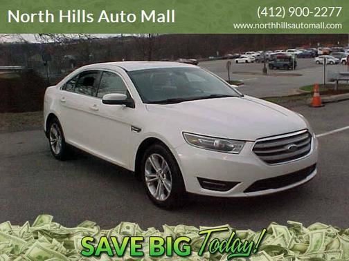 White 2015 Ford Taurus SEL AWD 4dr Sedan