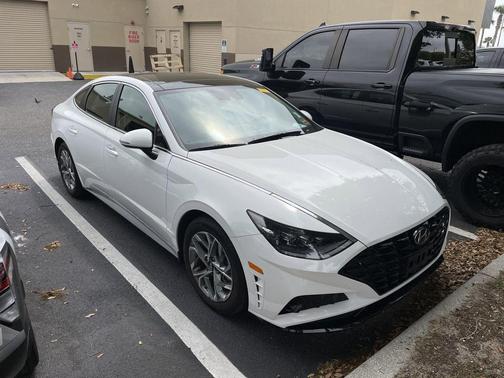 White 2023 Hyundai SONATA SEL