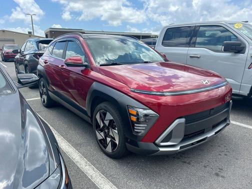 Red Metallic 2024 Hyundai KONA Limited