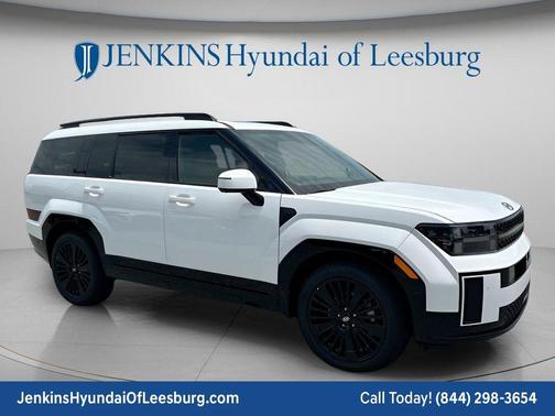 White 2026 Hyundai SANTA FE HEV Calligraphy
