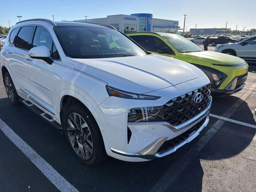 Serenity White Pearl 2023 Hyundai SANTA FE Calligraphy