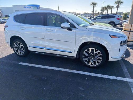 Serenity White Pearl 2023 Hyundai SANTA FE Calligraphy
