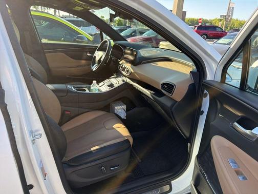 Serenity White Pearl 2023 Hyundai SANTA FE Calligraphy