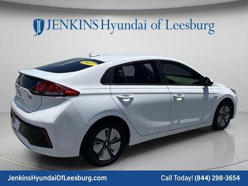 Ceramic White 2017 Hyundai IONIQ Hybrid Blue