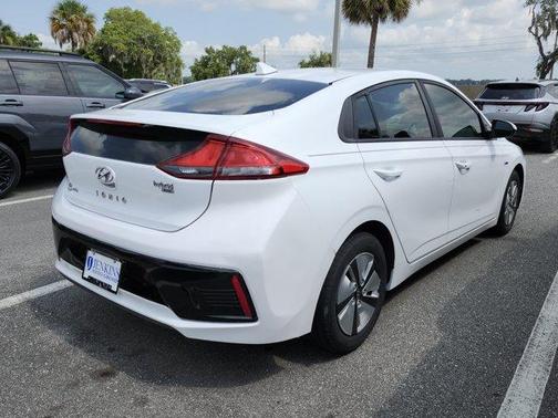 Ceramic White 2017 Hyundai IONIQ Hybrid Blue