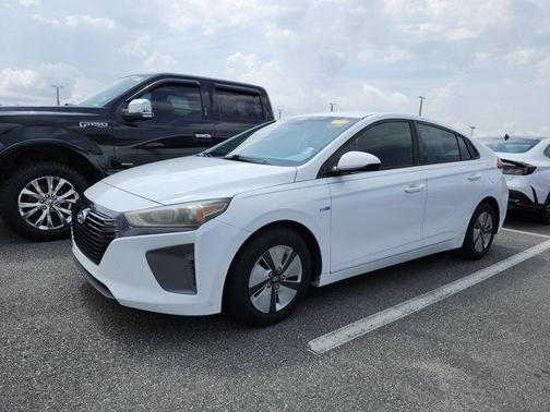 Ceramic White 2017 Hyundai IONIQ Hybrid Blue