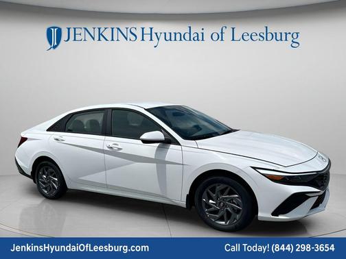 Serenity White Pearl 2026 Hyundai ELANTRA HEV Blue
