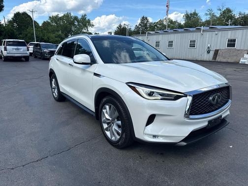 Majestic White 2020 INFINITI QX50 LUXE AWD