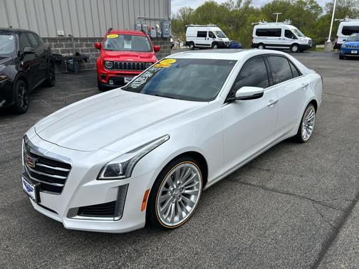 Crystal White Tricoat 2015 Cadillac CTS 2.0L Turbo Luxury
