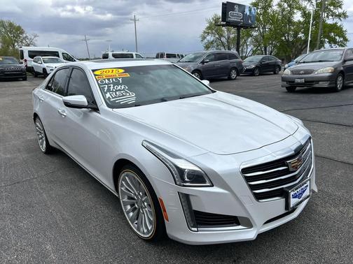 Crystal White Tricoat 2015 Cadillac CTS 2.0L Turbo Luxury