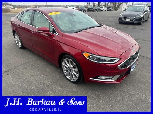 Ruby Red Metallic Tinted Clearcoat 2018 Ford Fusion Platinum