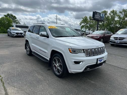 Bright White Clearcoat 2019 Jeep Grand Cherokee Overland