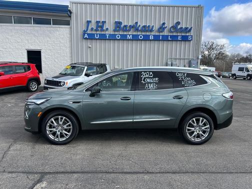 Sage Metallic 2023 Buick Enclave Essence AWD