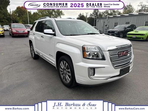 White Frost Tricoat 2016 GMC Terrain Denali