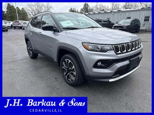 Billet Silver Metallic Clearcoat 2023 Jeep Compass Limited