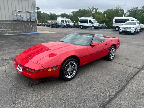 RED 1989 Chevrolet Corvette Base