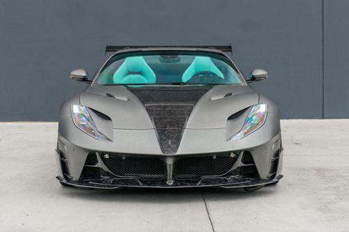 Matte Gray 2021 Ferrari 812 GTS Convertible 2D