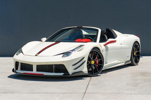 Bianco Avus 2014 Ferrari 458 Spider Base