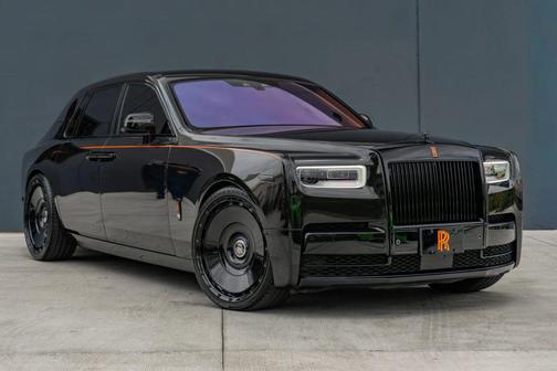 Black 2018 Rolls-Royce Phantom Sedan 4D